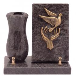 vase sur socle pour columbarium