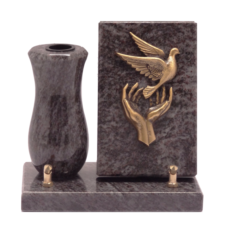 vase sur socle pour columbarium