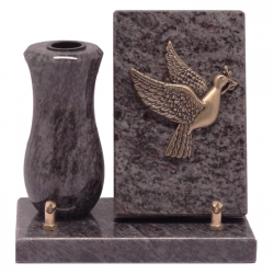 vase sur socle pour columbarium