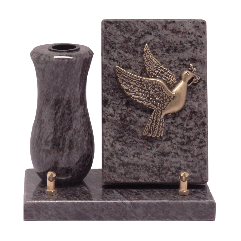 vase sur socle pour columbarium