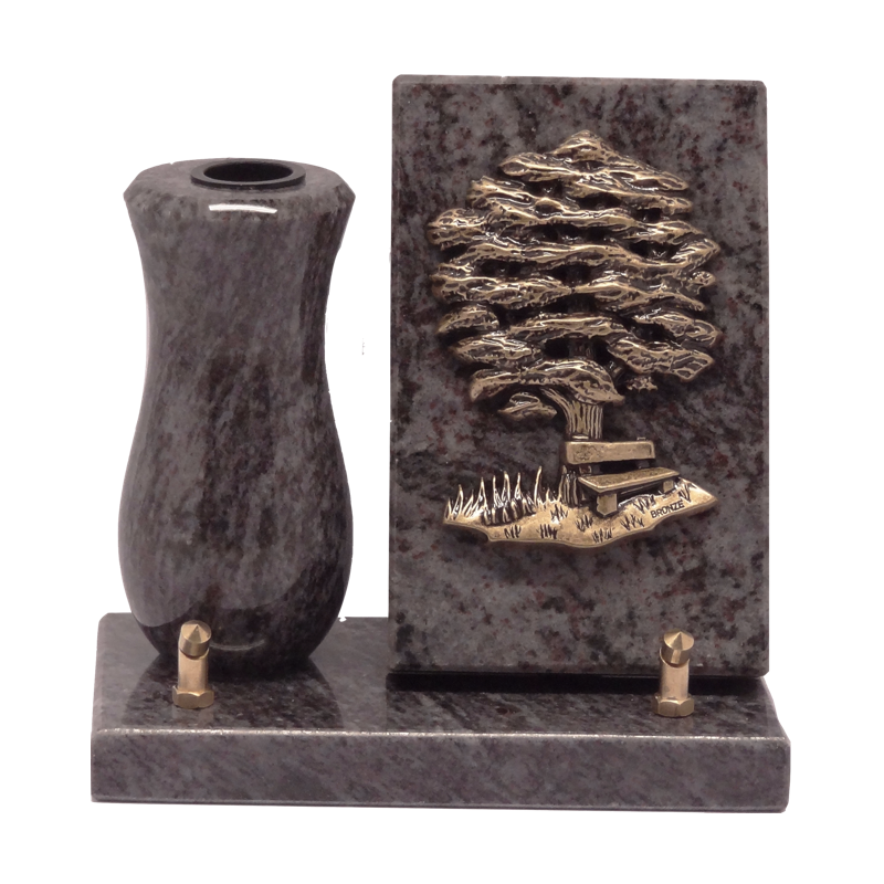 vase sur socle pour columbarium